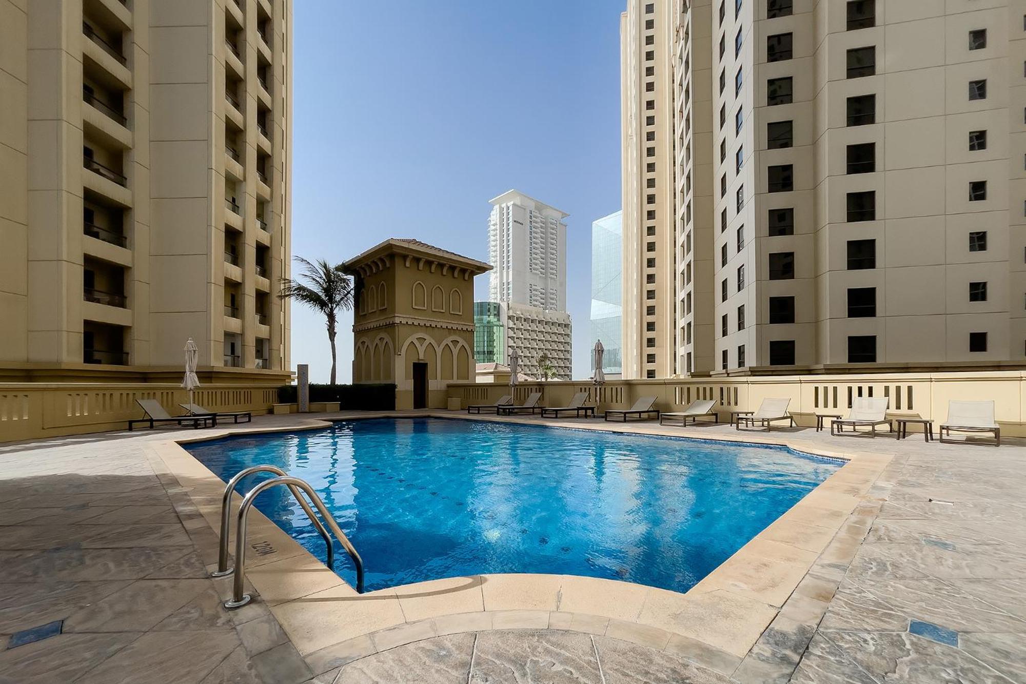 Premium 2Bdr Apartment See View Bahar 4 Jbr Dubai Buitenkant foto